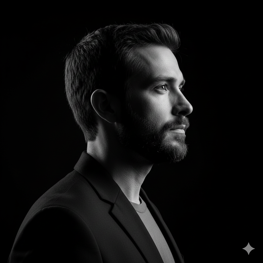 Monochrome Dramatic Profile