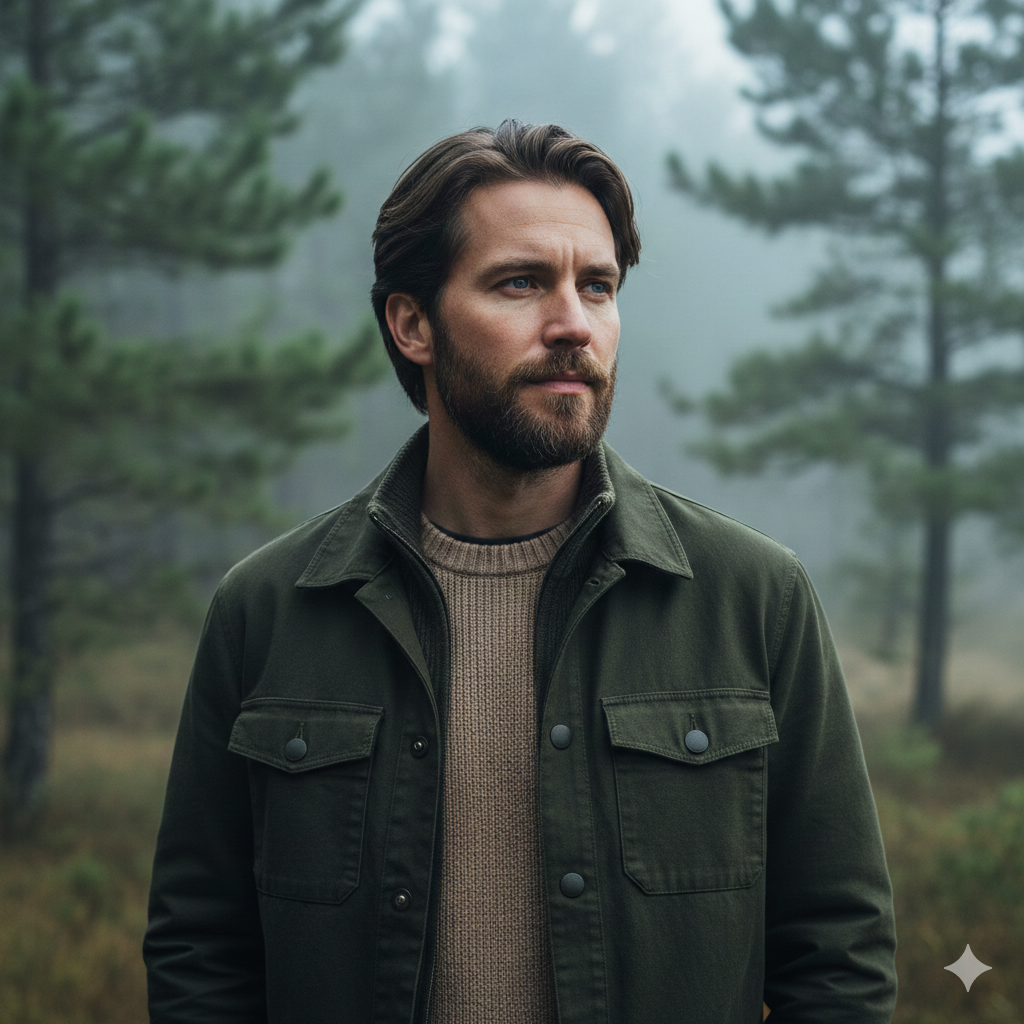 Outdoor Nature Portrait – Thoughtful Pose