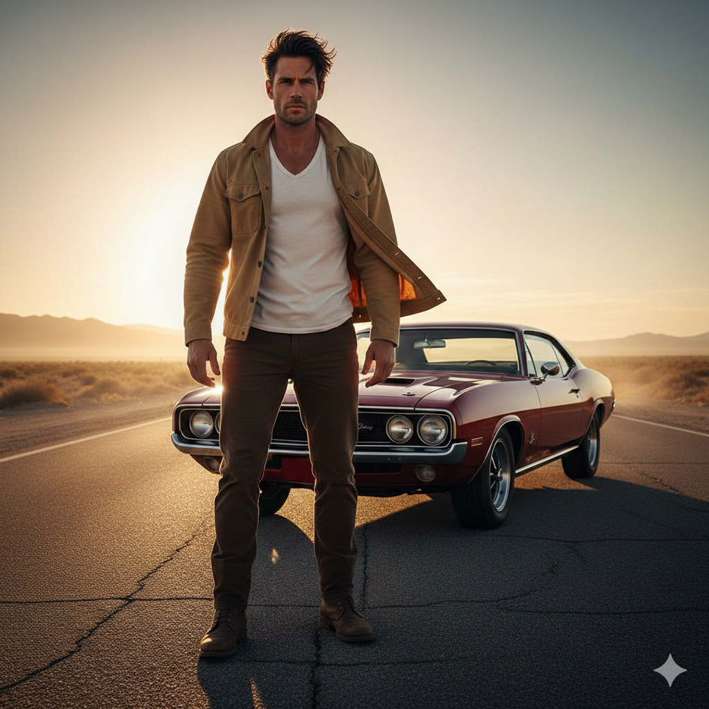 Desert Road Portrait