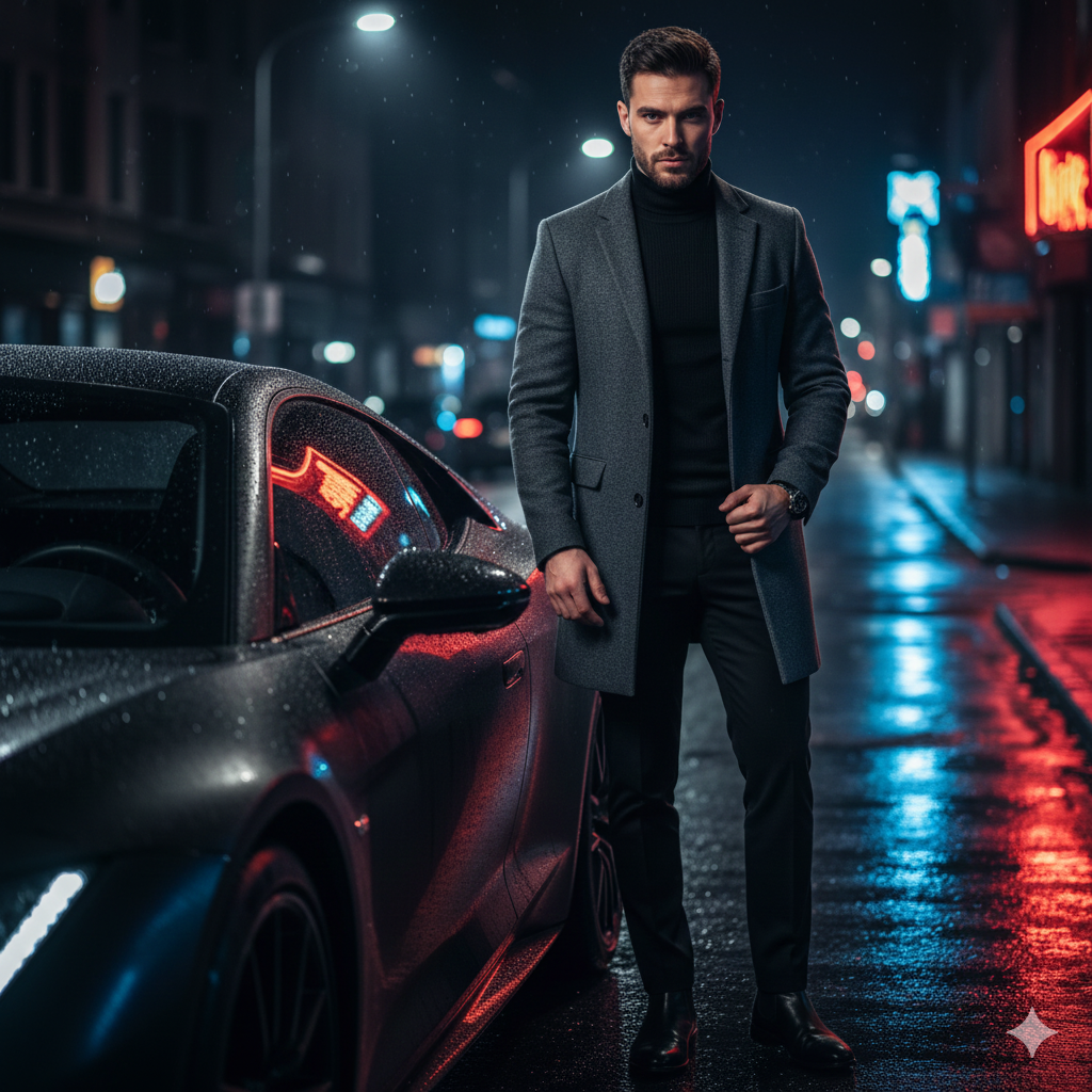 Luxury Car Reflection Portrait