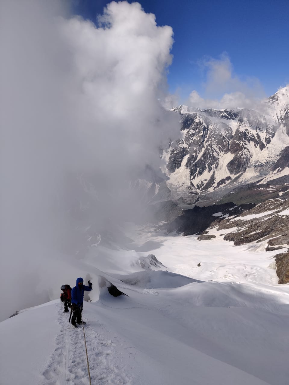 Friendship peak climbing