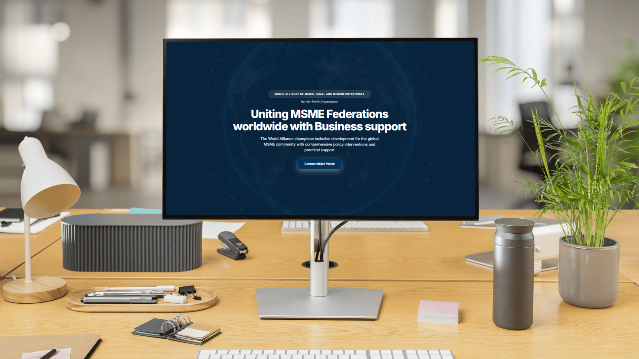 MSME World - Case Study de Design e Desenvolvimento de Website Institucional