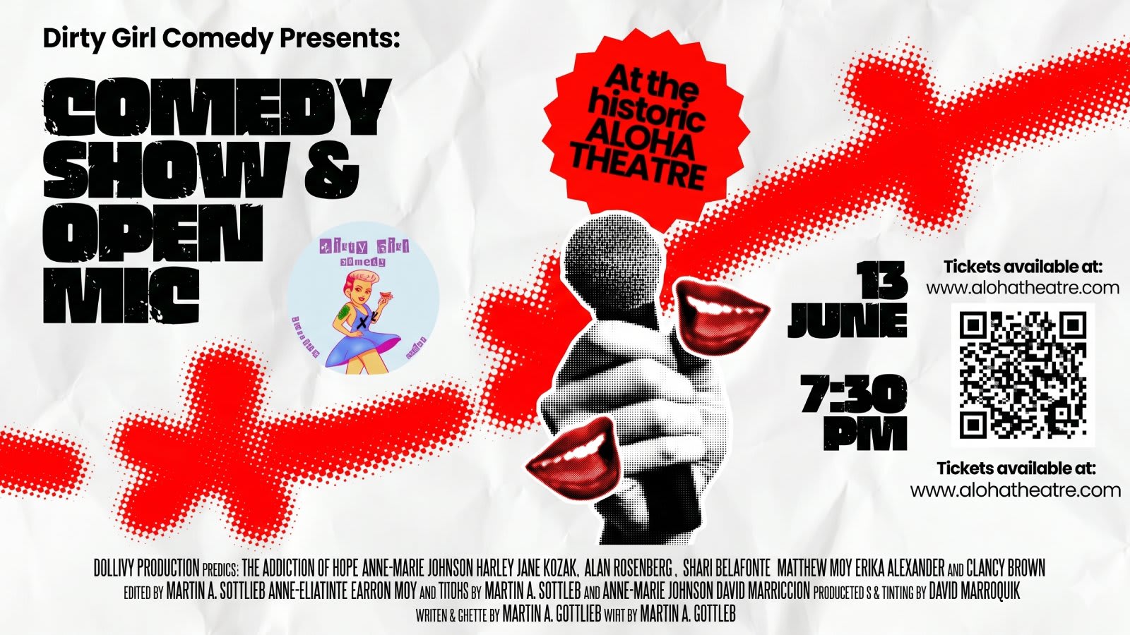 Dirty Girl Comedy Show + Open Mic