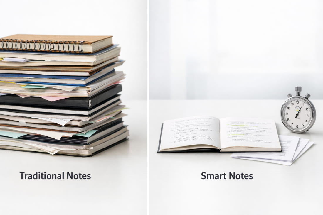 Traditional Notes vs Smart Notes: Which One Actually Improves JEE & NEET Scores?