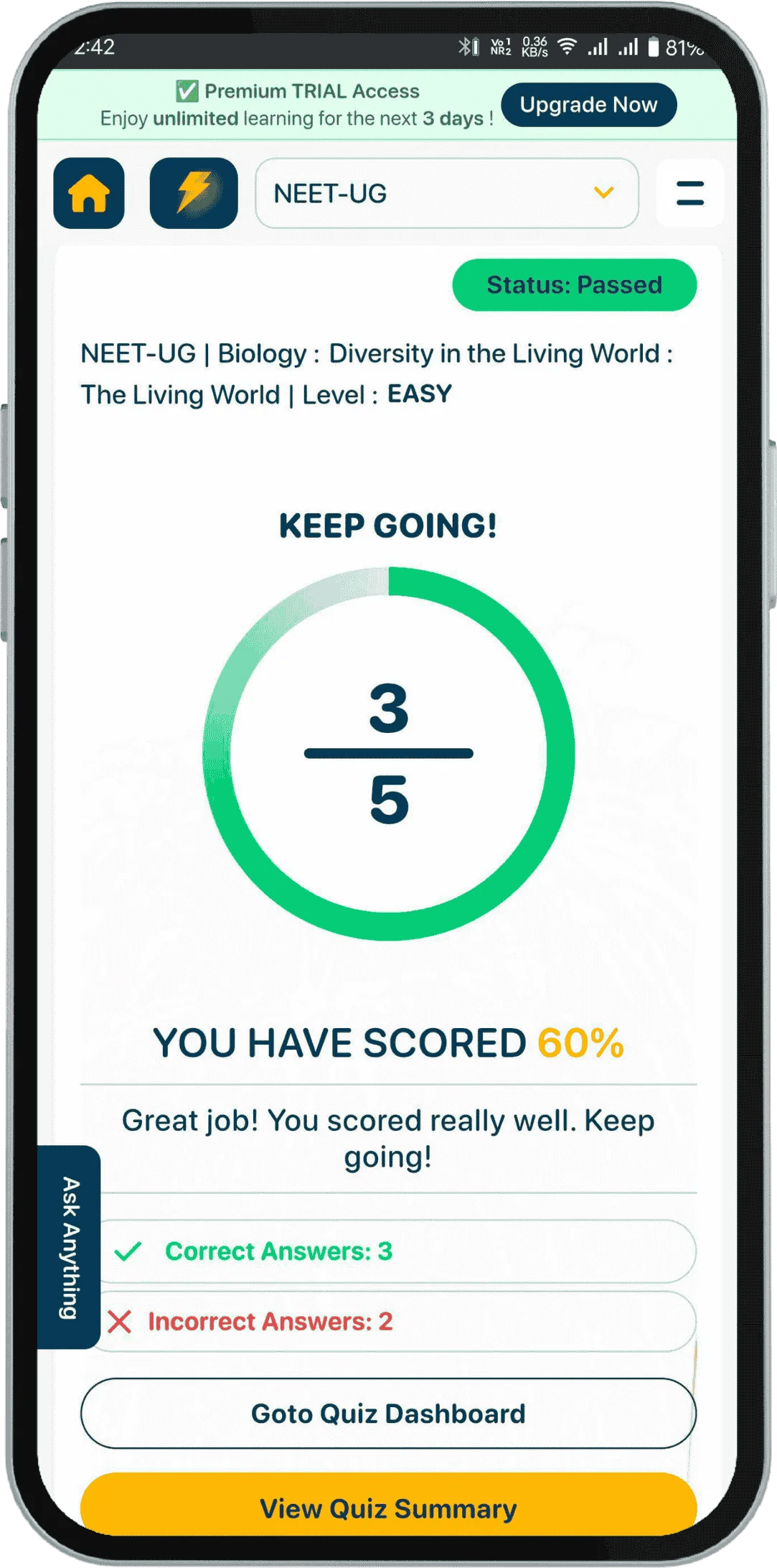 Performance Report