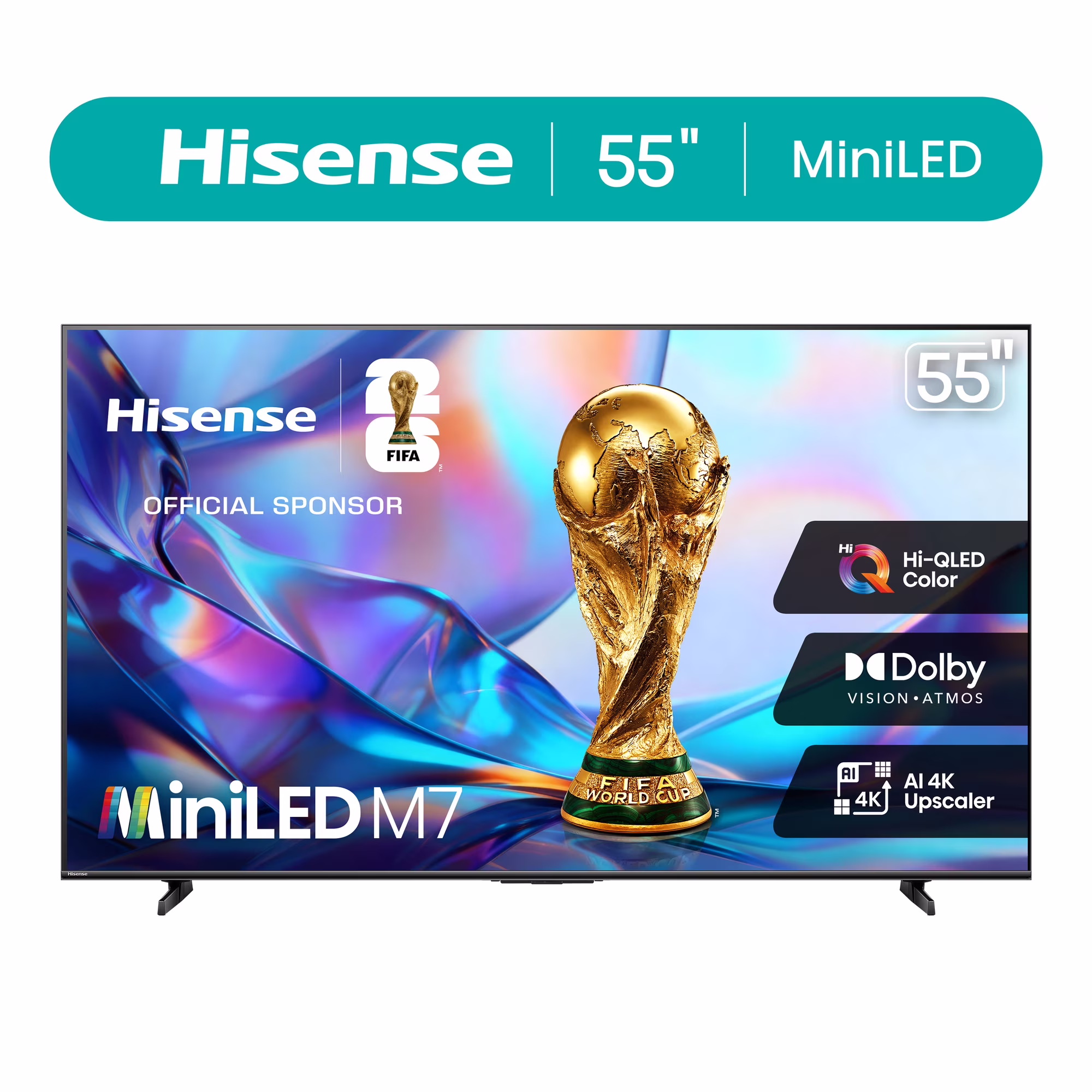 Hisense 55 Class M7 Series Mini-LED 4K UHD Smart G...
