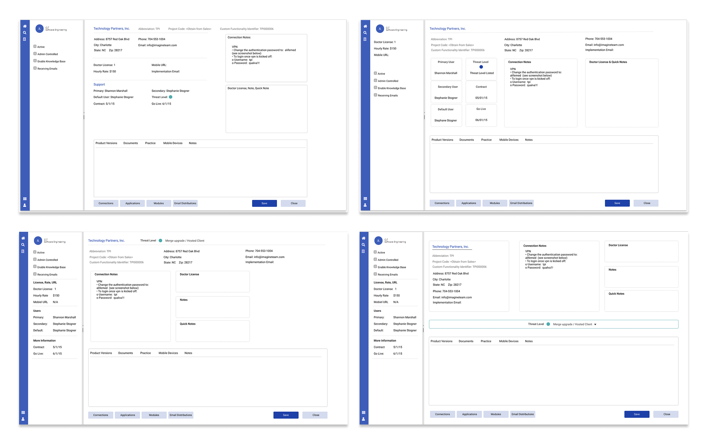 First two iterations — rearranged but still outdated