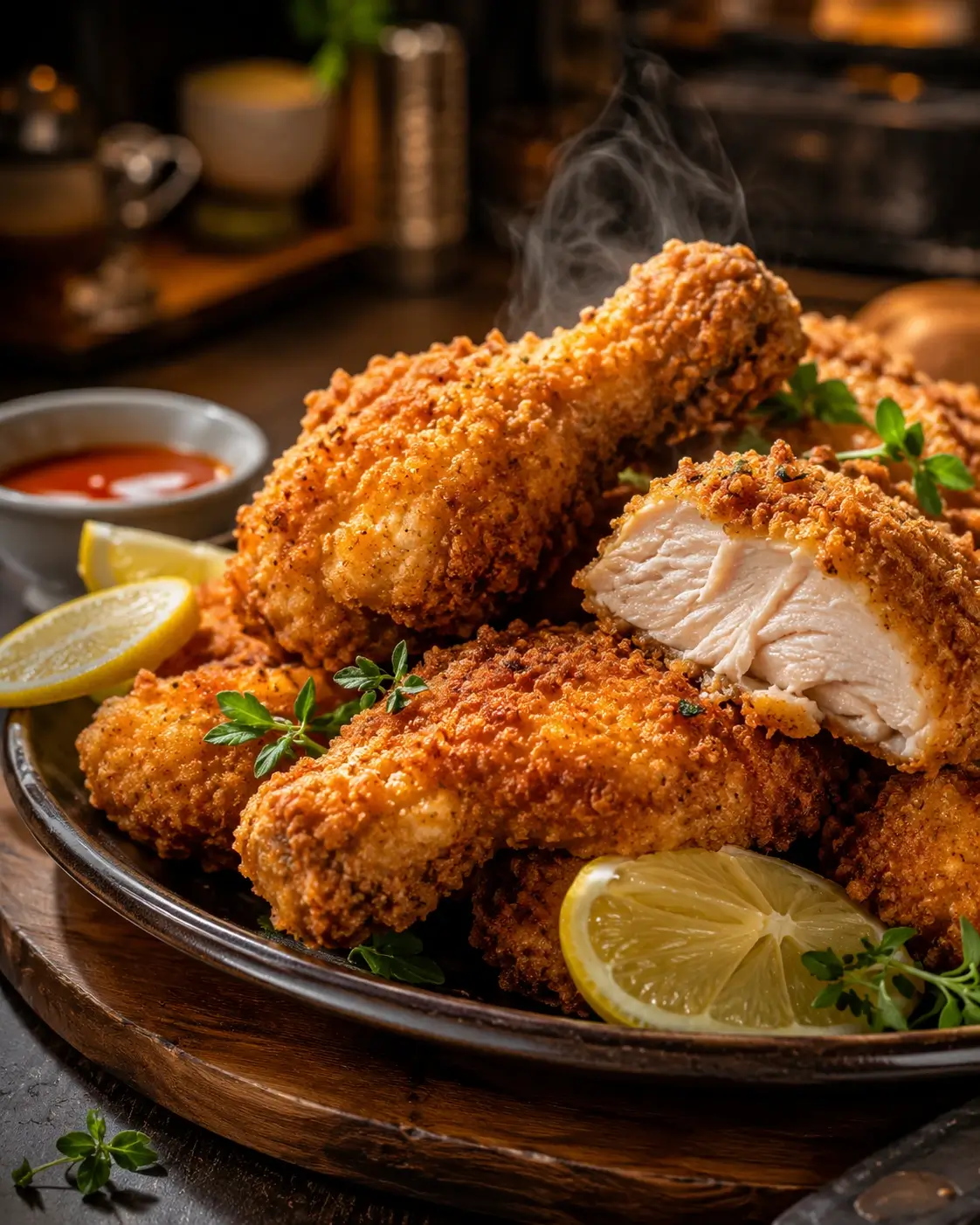 Frango Crocante sem Óleo