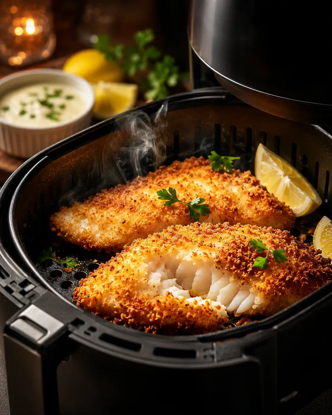 Filé de Peixe Crocante