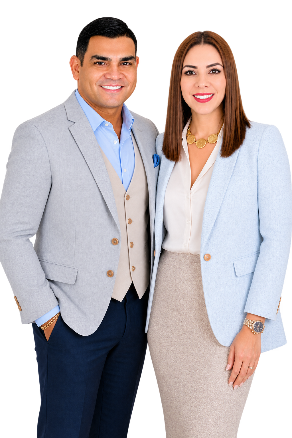 Alejandra Rosales y Wladimir Bolívar