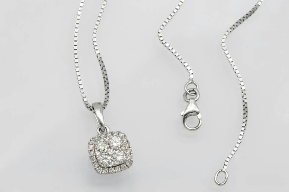 Romantic gift presentation with soft lighting