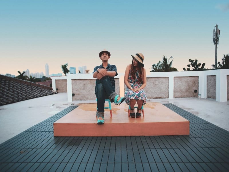 Beach Sunset Proposal proposal scene with romantic ambiance