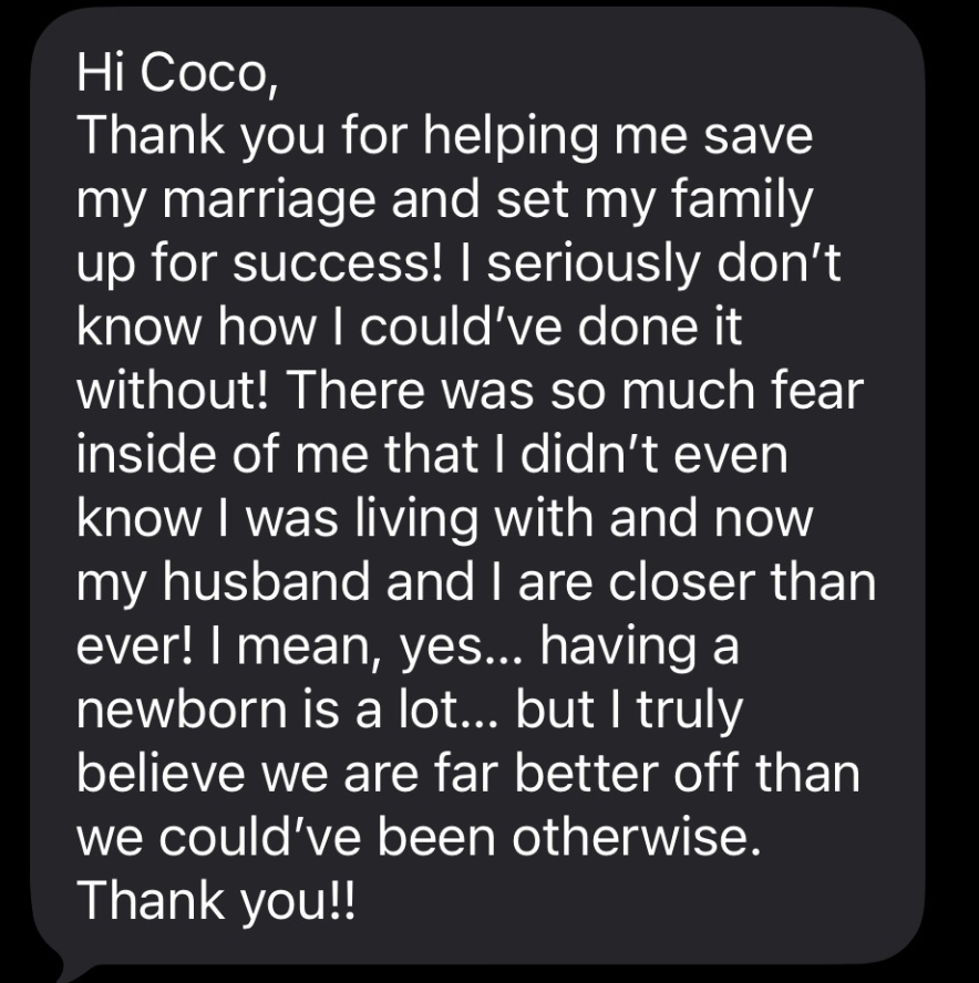Client testimonial