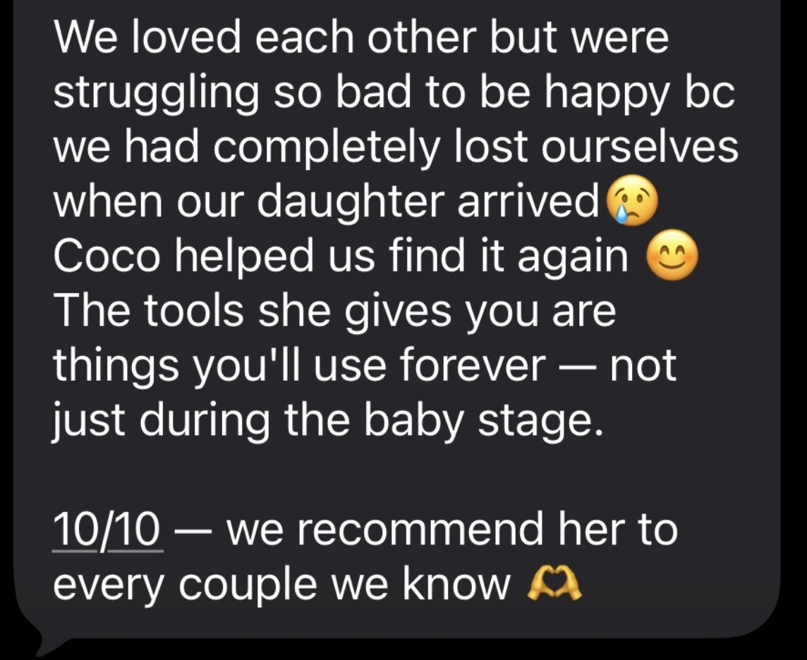 Client testimonial