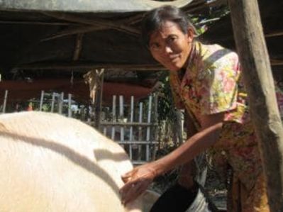 The boat greatly helps Khon's family