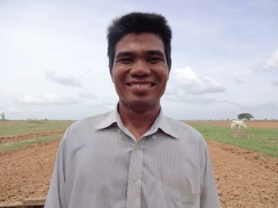 Sambath made only small amount of profit on his rice paddy. 