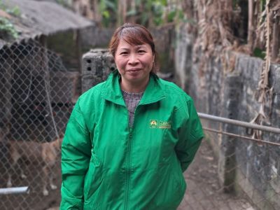 Mai reinvested profits from her chicken farm back into her business.