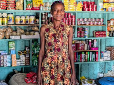 Specialising in the sale of general food products, Tilalo plans to expand her business further.