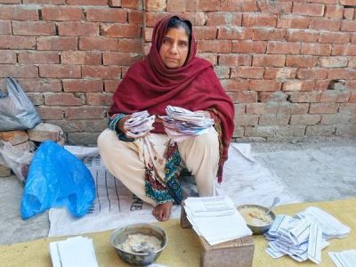 Fazilat Bibi built stability through her thriving paper bag business.