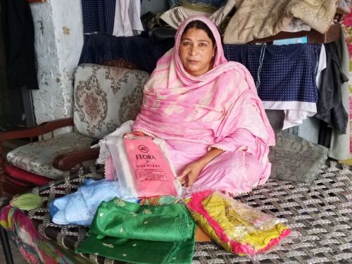Maryam Bibi built stability through her clothing business by investing in seasonal stock