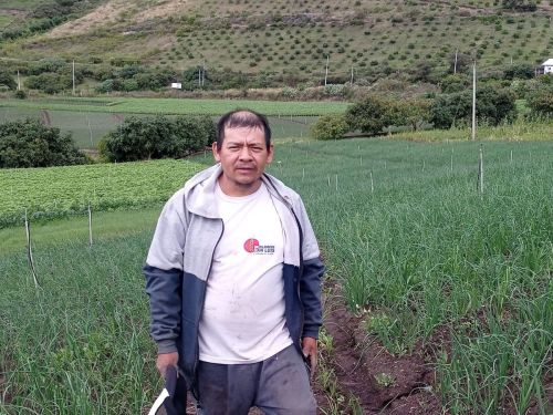 With his loan, Cristian's orchard saw an increase in fruit production and generated local jobs