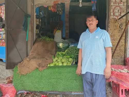 Amjad Ali is growing his greengrocer business to support his family.