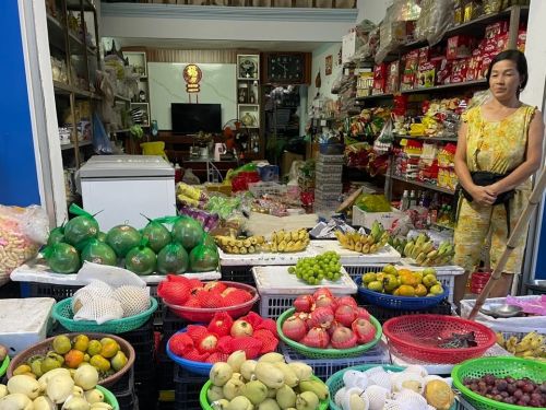 Dinh’s grocery store has grown significantly since receiving her loan