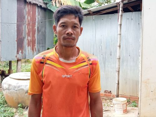 Chantha can now plough his rice paddy on time and at a reduced cost.