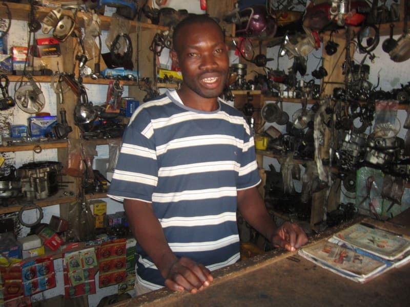 Jonas's spare parts business is doing really well