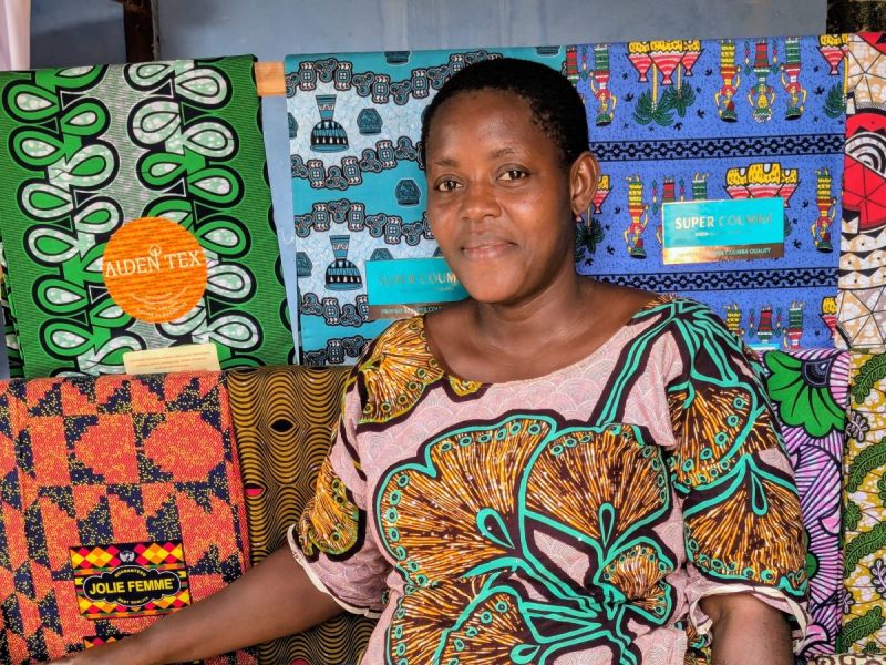 Arissa Oba was able to expand her business by stocking up on quality fabrics