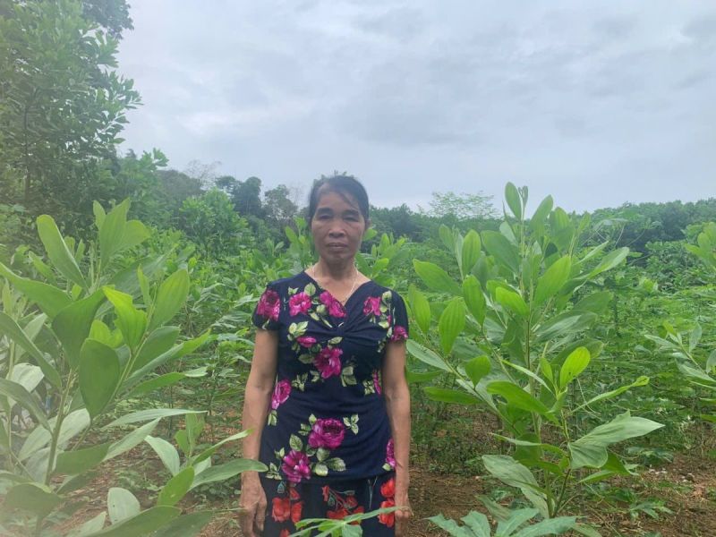 Anh expanded her plantation to create a reliable income and support her family.