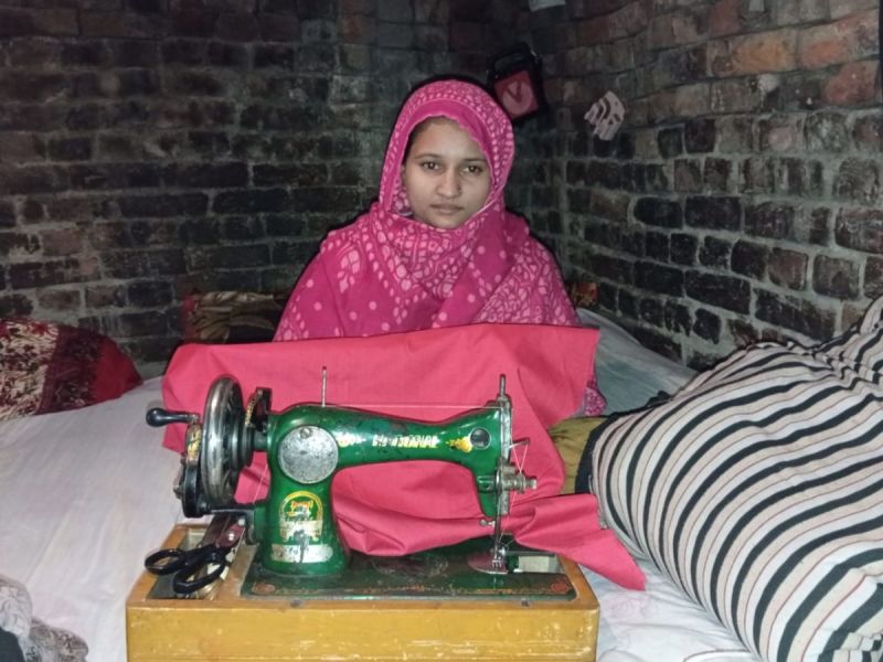 Asia Abid built greater stability through her expanding sewing enterprise.