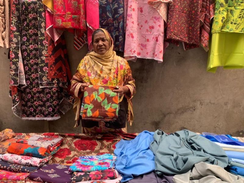 Suriya Bibi grew her clothing business by investing in seasonal stock.