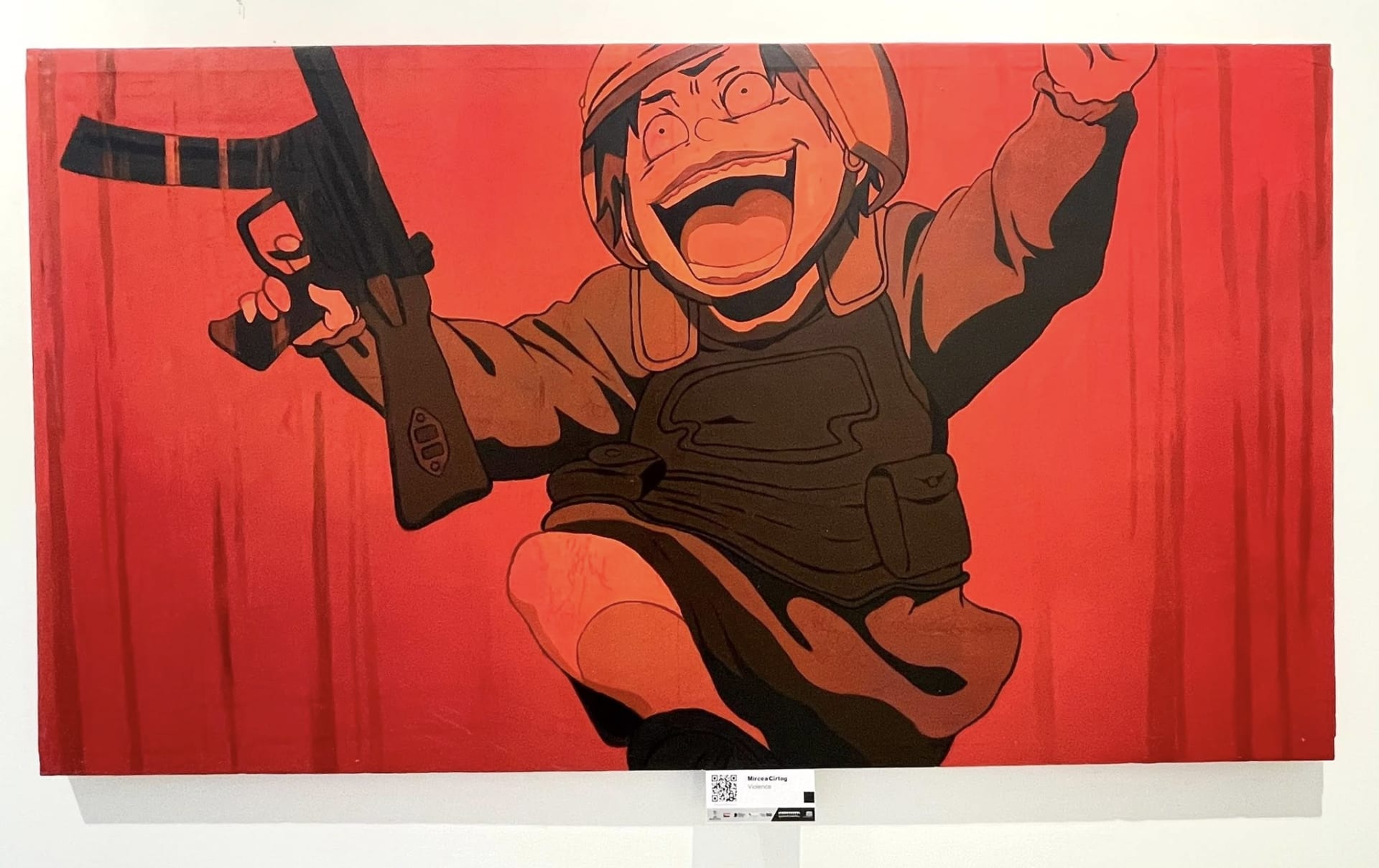 Mircea Cîrtog — Violence, 2024 — work available at NODE FLOW Gallery, Craiova