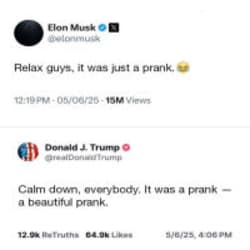 Elon Trump Prank