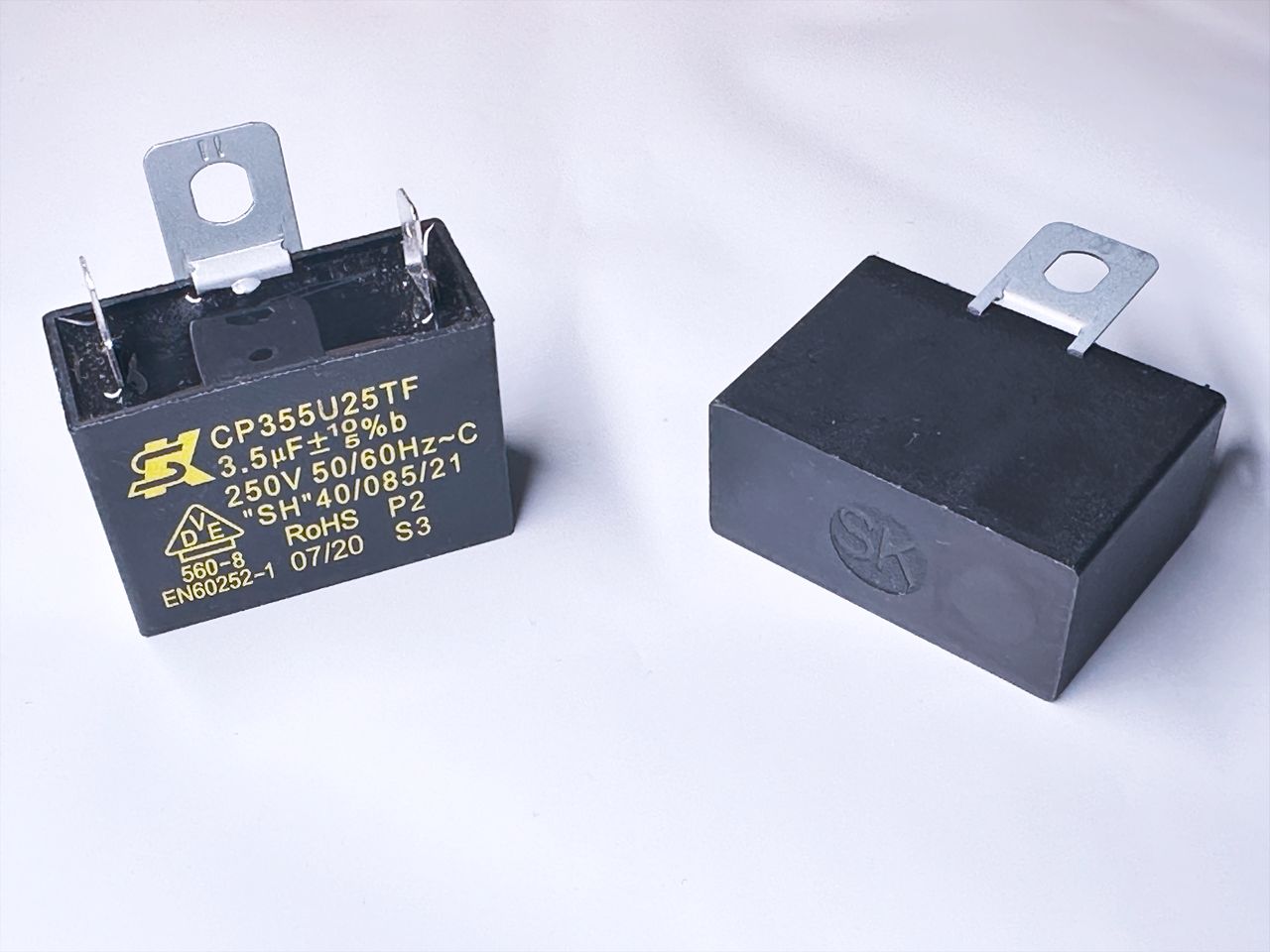 1X CP355U25TF BT 3.5uF 250VAC SEIKA Fan Motor Capacitor 3.5uF ±10 