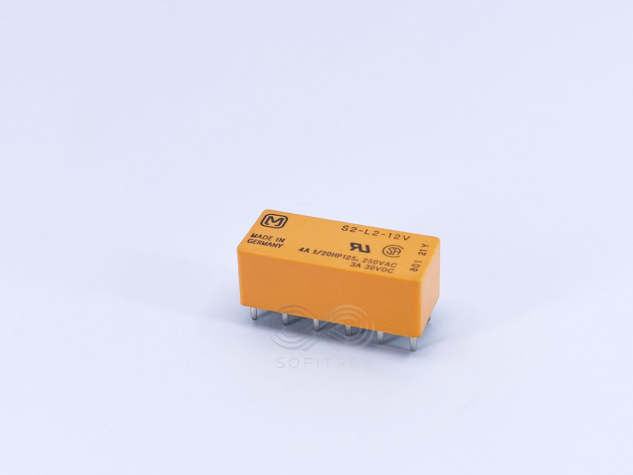 ヨ◯シー　2/2 S2-L2-12V Panasonic Power Relay 12VDC 4PST/2NO+2NC 4A 2 Coil