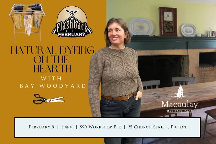Natural Yarn Dyeing on the Hearth
