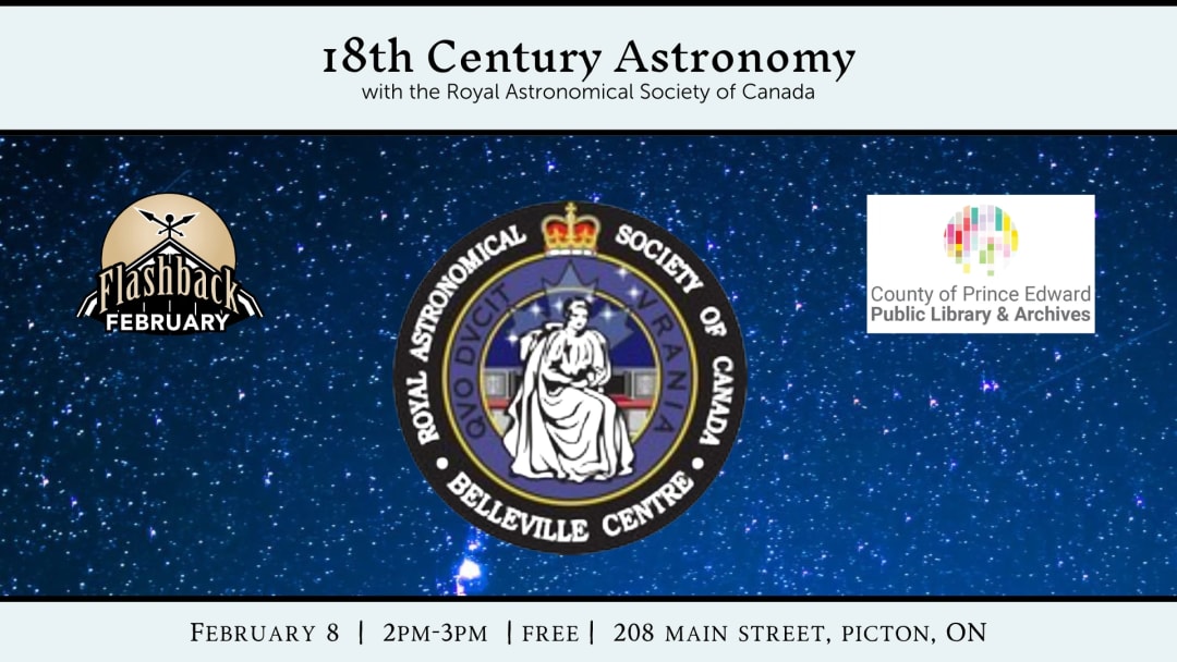 18th Century Astronomy with the Royal Astronomical Society of Canada