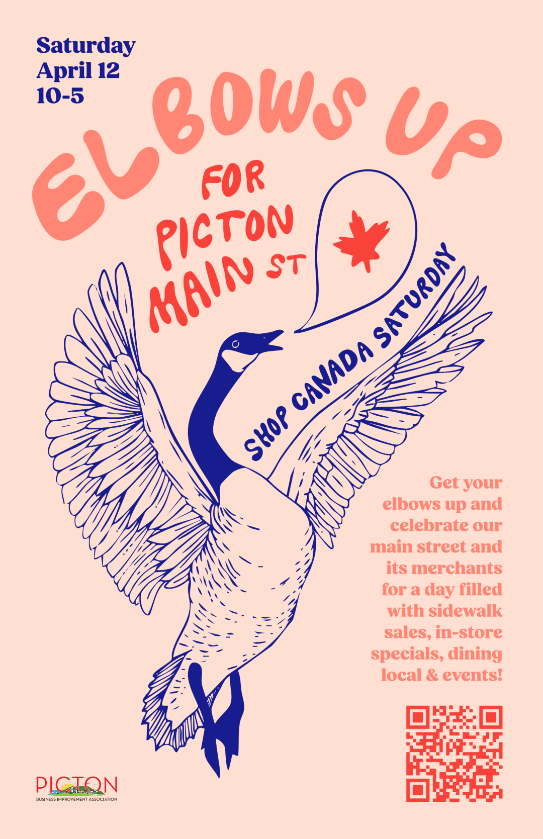 Elbows Up Picton! Shop Canada Saturday