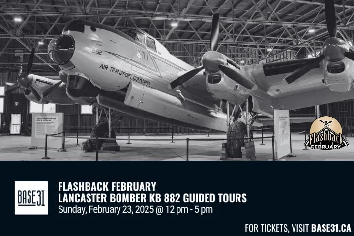 Lancaster Bomber KB 882 Guided Tours