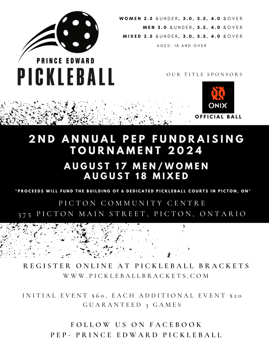 2nd Annual PEP Fundraising Pickleball Tournament