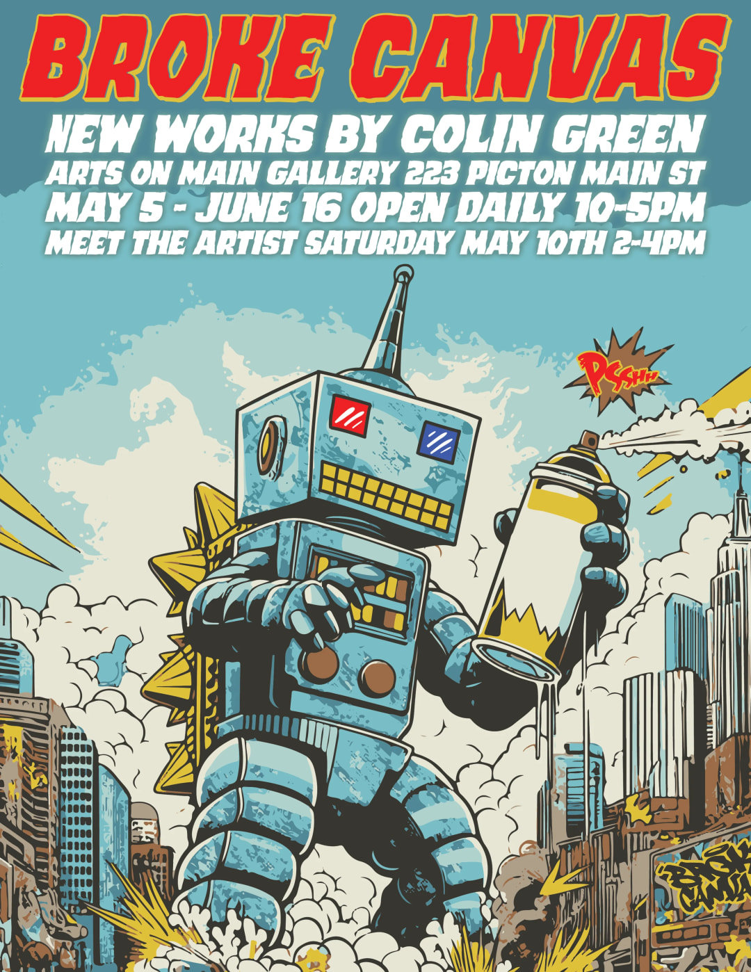 Broke Canvas @ Arts on Main Gallery