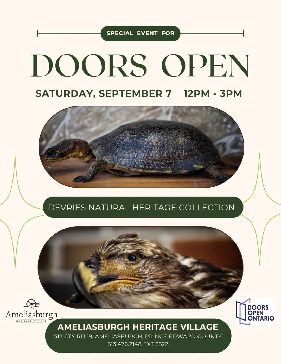Doors Open at Ameliasburgh Heritage Village