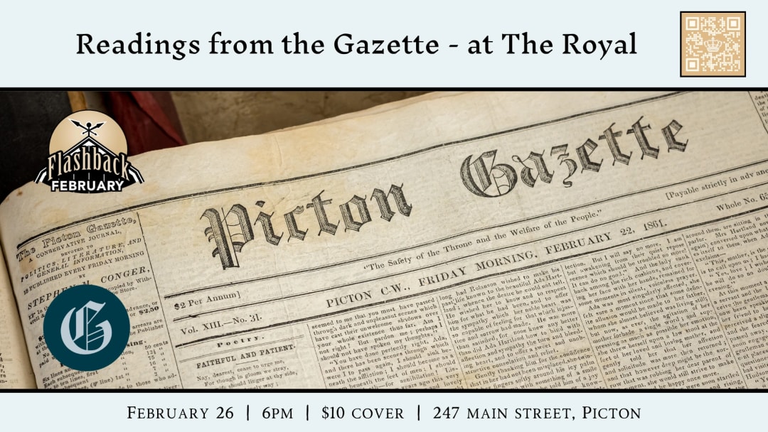 Readings from the Gazette - at The Royal
