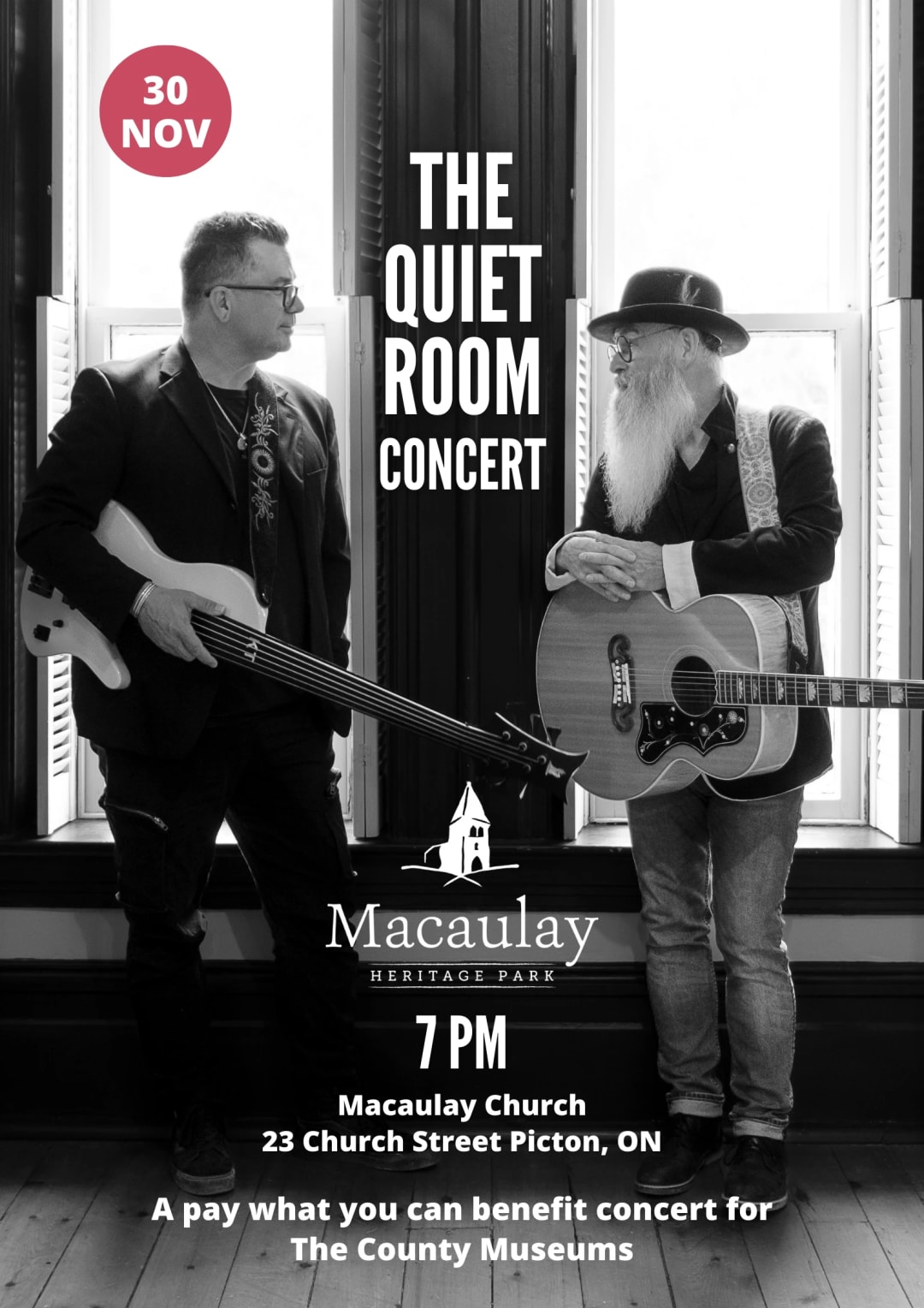 The Quiet Room Concert w. Kris Tischbein and Andy Forgie
