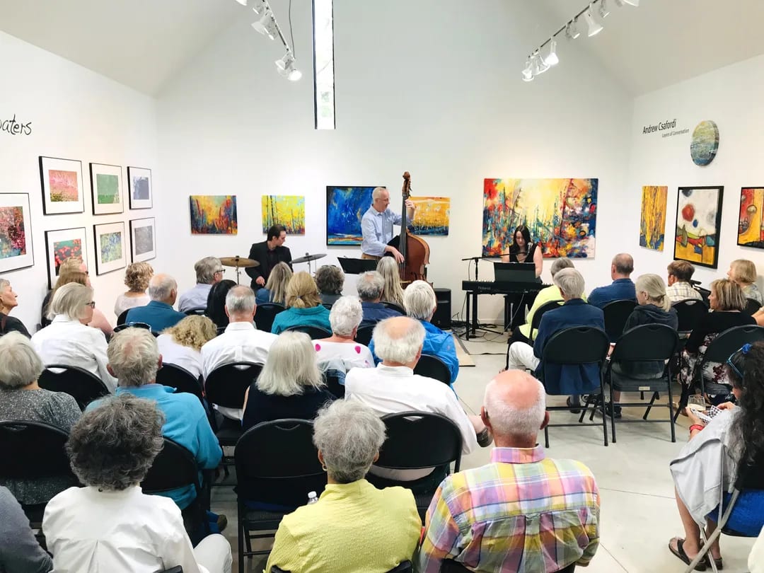 ANDARA Gallery is a proud satellite venue for the 2024 PEC Jazz Festival, welcoming the Hannah Barstow Trio, Wednesday, August 14th from 3-5 PM. Ticket details TBA. For more info visit anadaragallery.com or pecjazz.org. Photo © Andara Gallery.