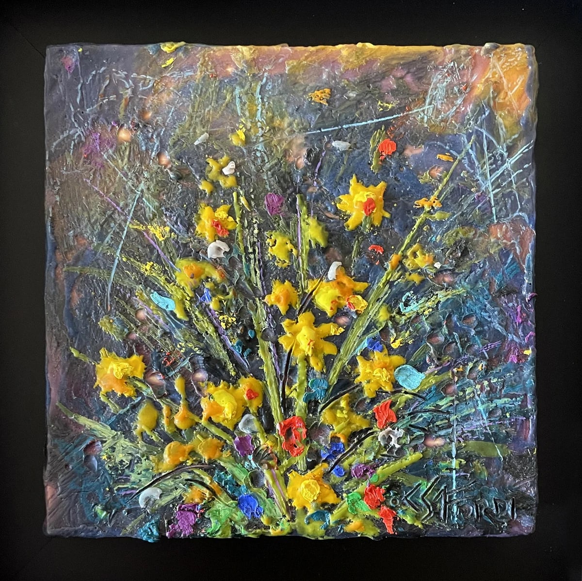 ANDARA Gallery presents “BOTANICA” exhibition and sale of contemporary fine art paintings, photographs and digital art celebrating the garden by Canadian artists Tara Wilkinson and Andrew Csafordi. Photo Credit: “NIGHT POET” © Andrew Csafordi.