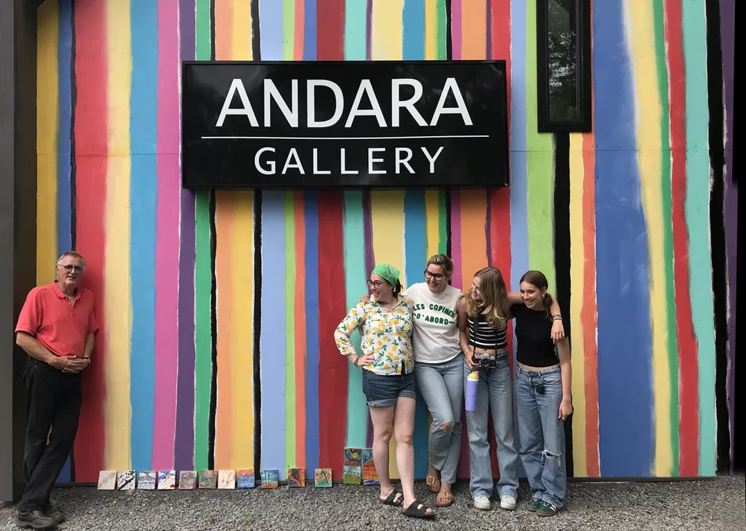 Encaustic Painting Workshop with professional artist/instructor, Andrew Csafordi of ANDARA Gallery in Prince Edward County.