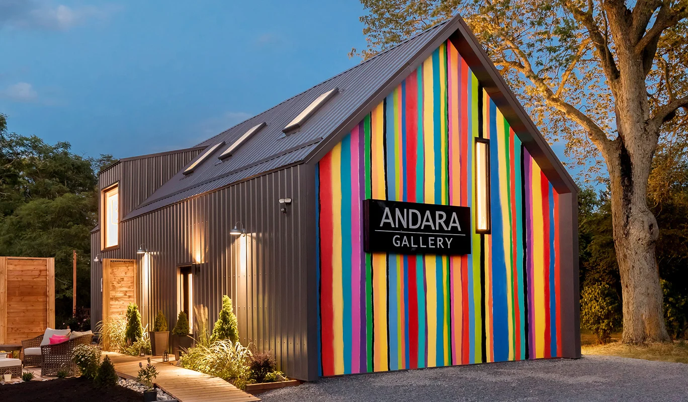 ANDARA Gallery's 5th Annual "Holiday Photo in the Barn"! Reservations: (613) 393-1572. All Welcome. Bring charged phone. We use to take photo of you/group in festive seating area in the barn in exchange for donation to PEC Hospital's Back the Build campaign. $10+ p.p. Donation receipts available.